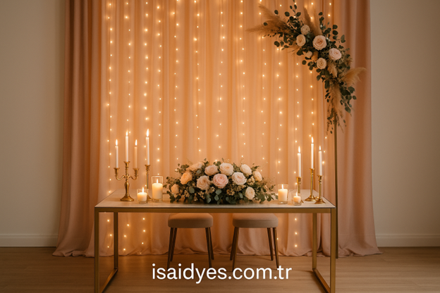 Evde Söz & Nişan Organizasyonu için Mini Mekan Etkisi Yaratma Yolları (2026 Rehberi)