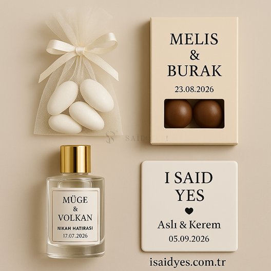 2026 Nikâh Şekeri Modelleri – Trend ve Kişiye Özel Seçenekler