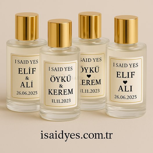 2026 Söz & Nişan Hediyelik Mini Kolonya – Kişiye Özel Tasarım