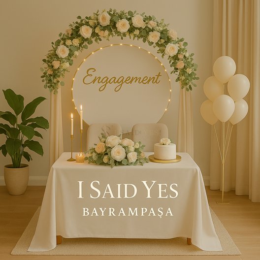 Bayrampaşa Evde Söz & Nişan Organizasyonu