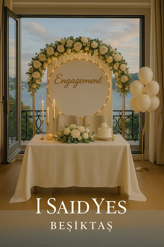 Beşiktaş Evde Söz & Nişan Organizasyonu