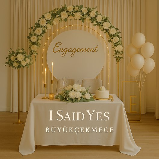 Büyükçekmece Evde Söz & Nişan Organizasyonu