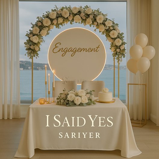 Sarıyer Evde Söz & Nişan Organizasyonu