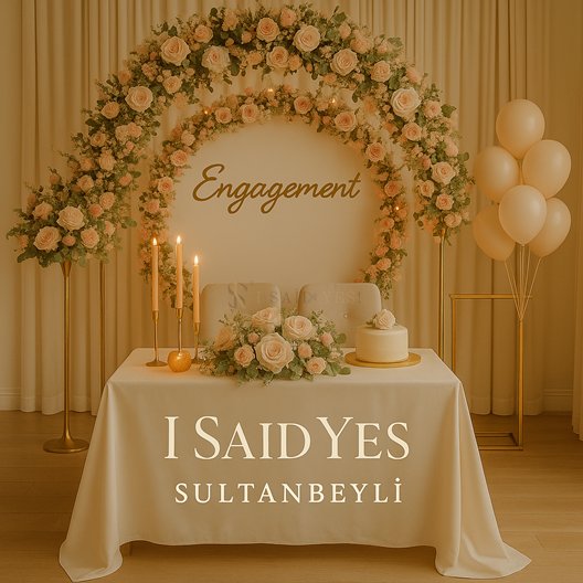 Sultanbeyli Evde Söz & Nişan Organizasyonu