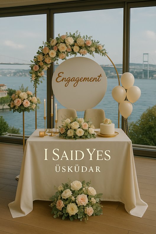 Üsküdar Evde Söz & Nişan Organizasyonu